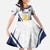 Custom Finland Ice Hockey We are Champions Family Matching Off The Shoulder Long Sleeve Dress and Hawaiian Shirt Sporty Style Come on Leijonat