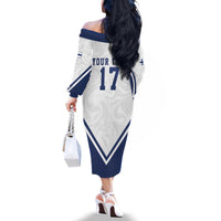 Custom Finland Ice Hockey We are Champions Family Matching Off The Shoulder Long Sleeve Dress and Hawaiian Shirt Sporty Style Come on Leijonat