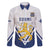 Custom Finland Ice Hockey We are Champions Family Matching Short Sleeve Bodycon Dress and Hawaiian Shirt Sporty Style Come on Leijonat