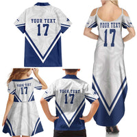 Custom Finland Ice Hockey We are Champions Family Matching Summer Maxi Dress and Hawaiian Shirt Sporty Style Come on Leijonat