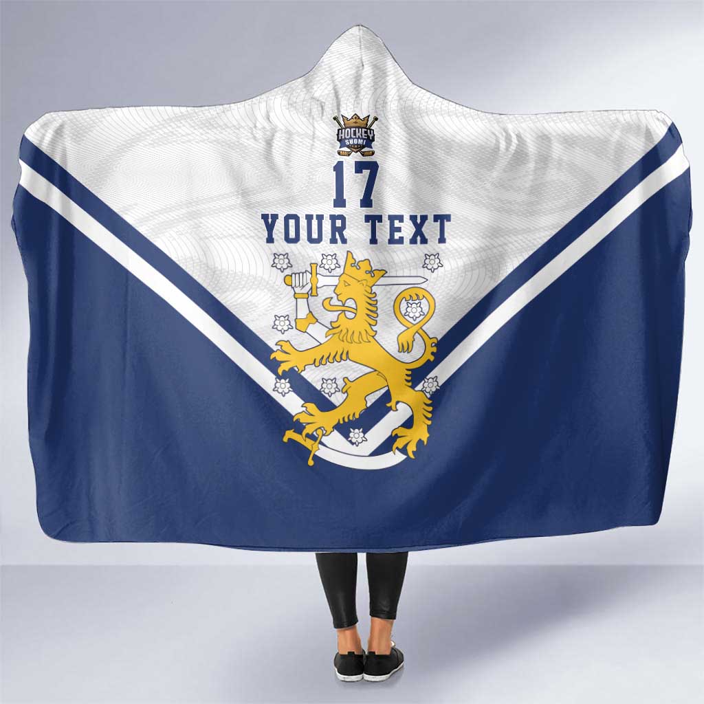 Custom Finland Ice Hockey We are Champions Hooded Blanket Sporty Style Come on Leijonat