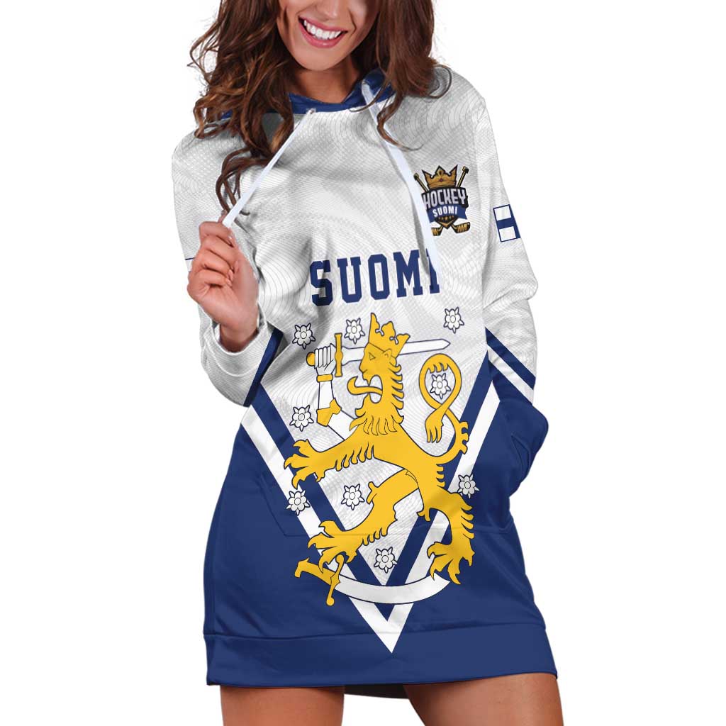 Custom Finland Ice Hockey We are Champions Hoodie Dress Sporty Style Come on Leijonat