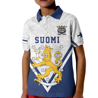 Custom Finland Ice Hockey We are Champions Kid Polo Shirt Sporty Style Come on Leijonat