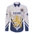 Custom Finland Ice Hockey We are Champions Long Sleeve Button Shirt Sporty Style Come on Leijonat