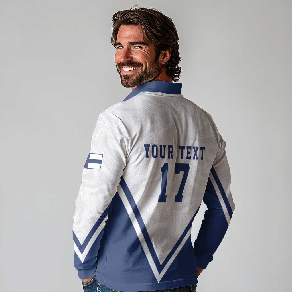 Custom Finland Ice Hockey We are Champions Long Sleeve Polo Shirt Sporty Style Come on Leijonat