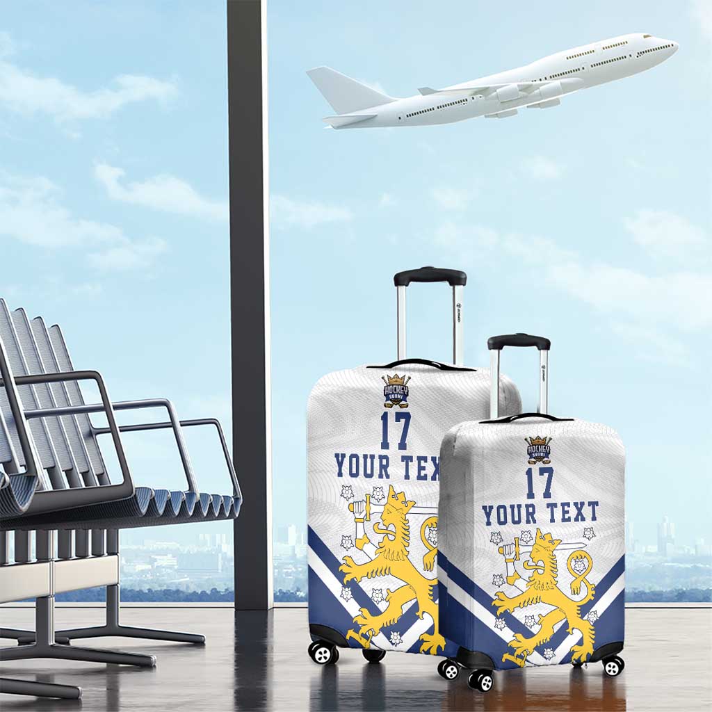 Custom Finland Ice Hockey We are Champions Luggage Cover Sporty Style Come on Leijonat