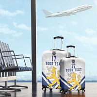 Custom Finland Ice Hockey We are Champions Luggage Cover Sporty Style Come on Leijonat