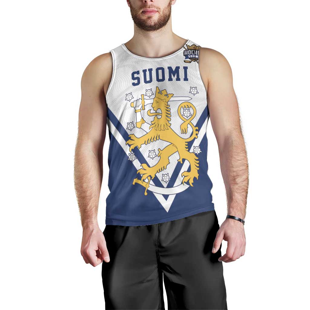 Custom Finland Ice Hockey We are Champions Men Tank Top Sporty Style Come on Leijonat