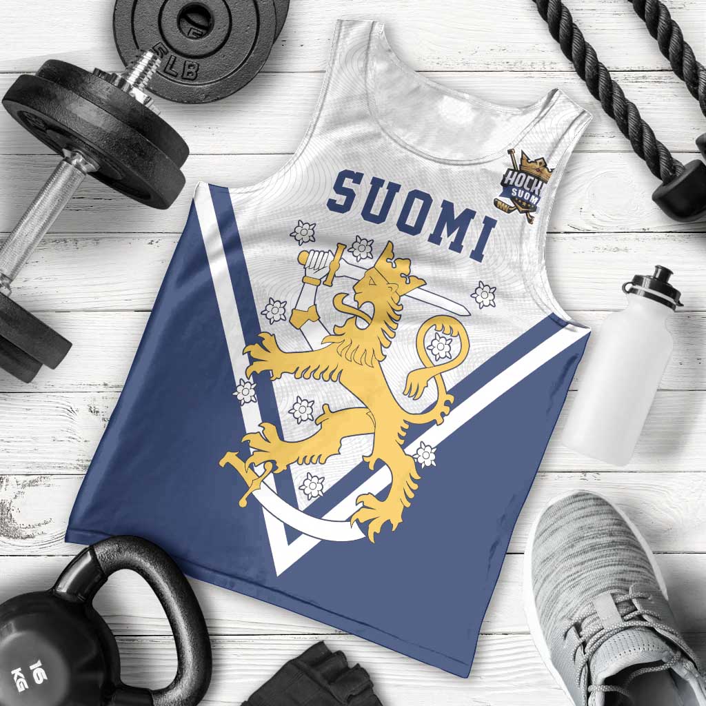 Custom Finland Ice Hockey We are Champions Men Tank Top Sporty Style Come on Leijonat