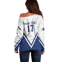Custom Finland Ice Hockey We are Champions Off Shoulder Sweater Sporty Style Come on Leijonat