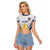 Custom Finland Ice Hockey We are Champions Raglan Cropped T Shirt Sporty Style Come on Leijonat