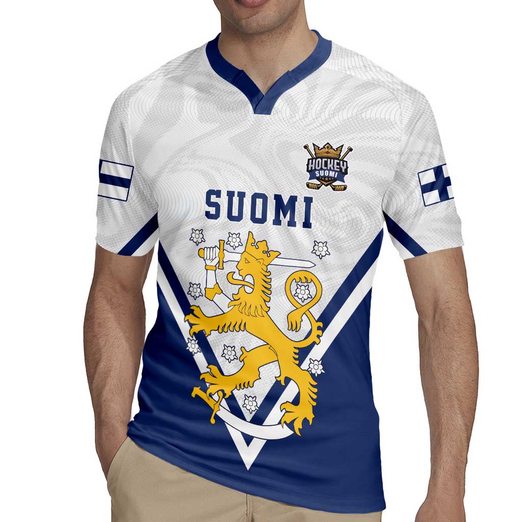 Custom Finland Ice Hockey We are Champions Rugby Jersey Sporty Style Come on Leijonat