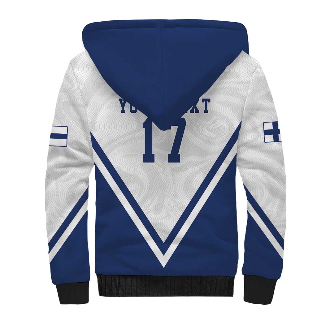 Custom Finland Ice Hockey We are Champions Sherpa Hoodie Sporty Style Come on Leijonat
