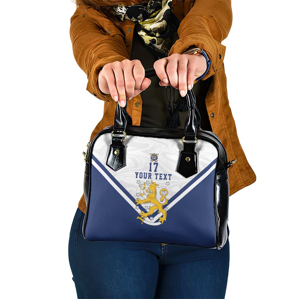 Custom Finland Ice Hockey We are Champions Shoulder Handbag Sporty Style Come on Leijonat