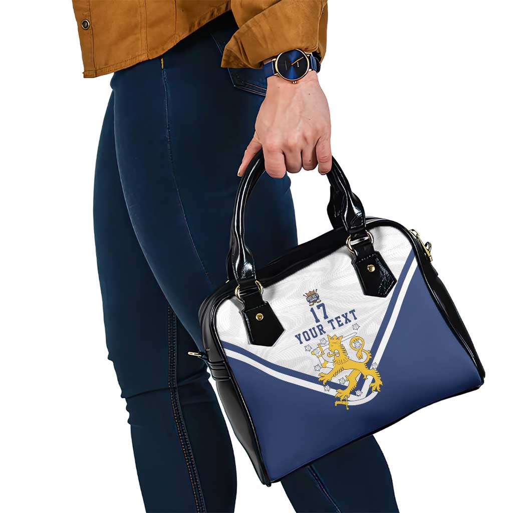 Custom Finland Ice Hockey We are Champions Shoulder Handbag Sporty Style Come on Leijonat