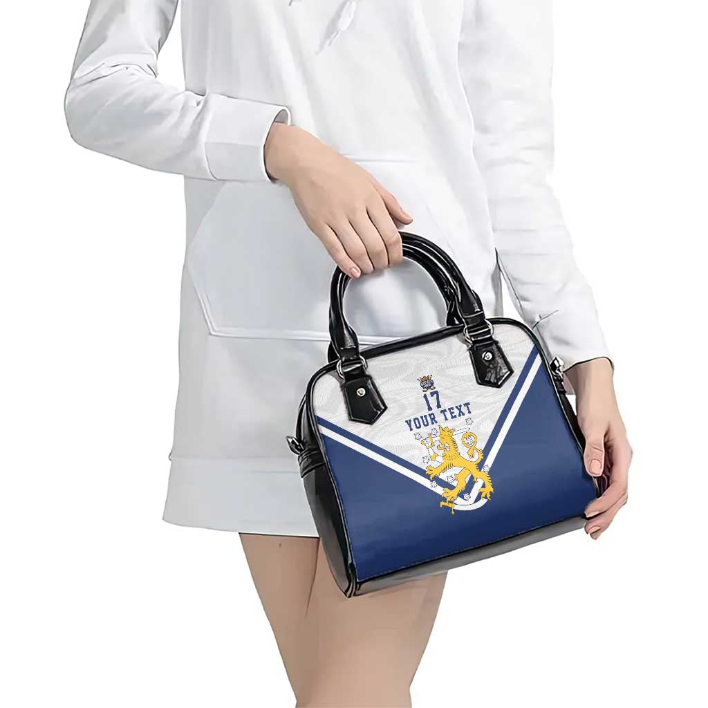 Custom Finland Ice Hockey We are Champions Shoulder Handbag Sporty Style Come on Leijonat