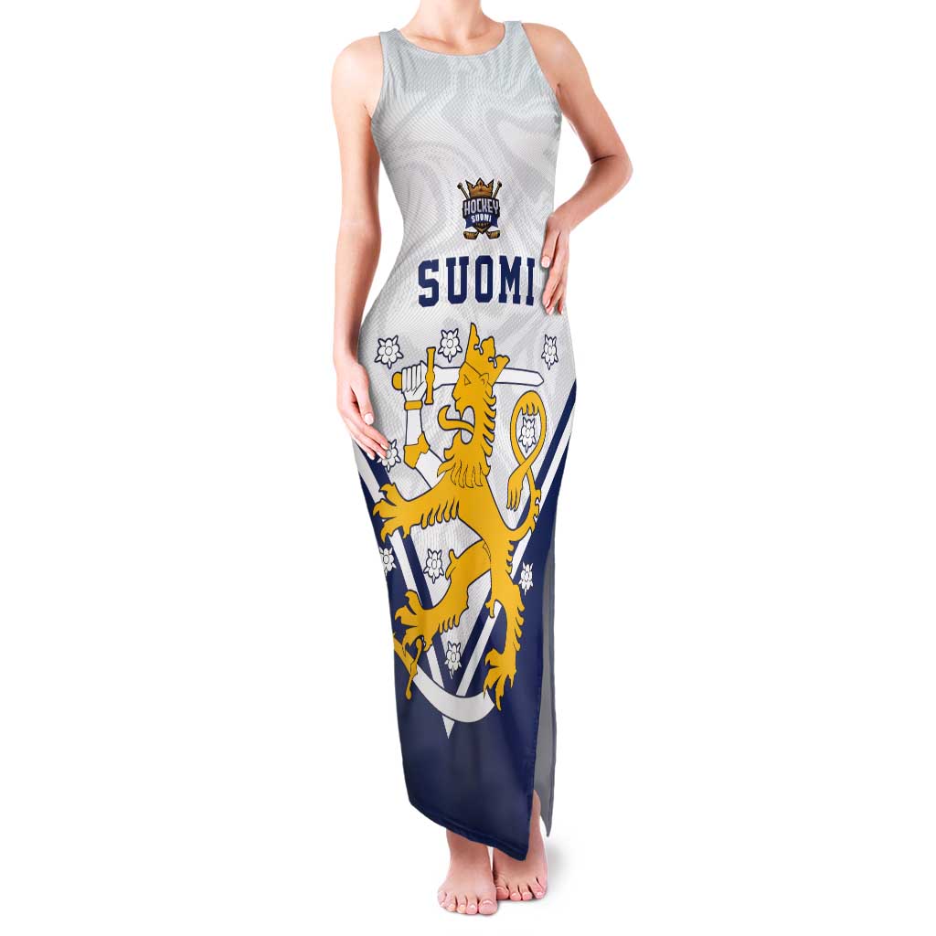 Custom Finland Ice Hockey We are Champions Tank Maxi Dress Sporty Style Come on Leijonat