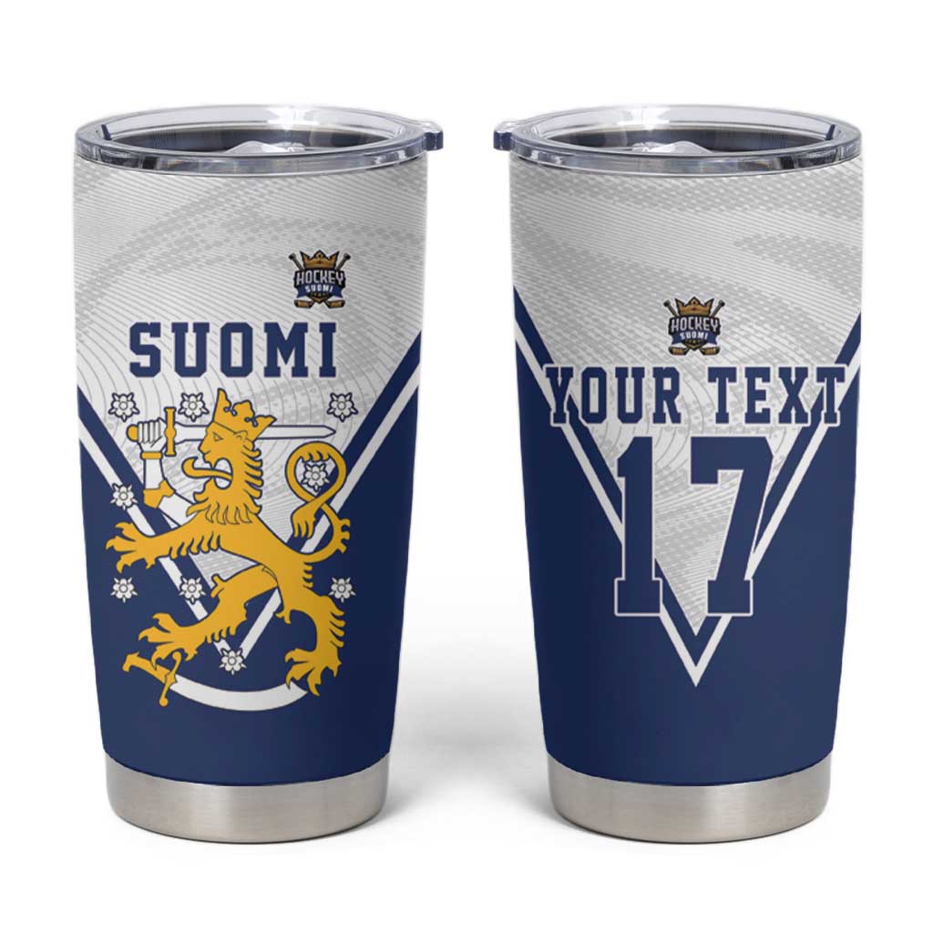 Custom Finland Ice Hockey We are Champions Tumbler Cup Sporty Style Come on Leijonat