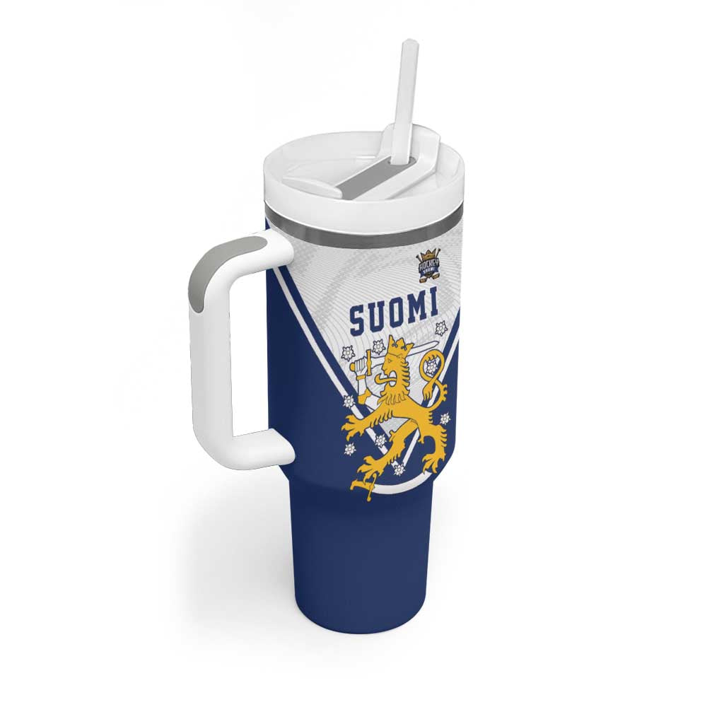 Custom Finland Ice Hockey We are Champions Tumbler With Handle Sporty Style Come on Leijonat