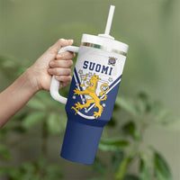 Custom Finland Ice Hockey We are Champions Tumbler With Handle Sporty Style Come on Leijonat