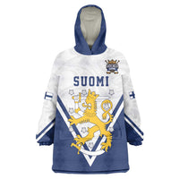 Custom Finland Ice Hockey We are Champions Wearable Blanket Hoodie Sporty Style Come on Leijonat