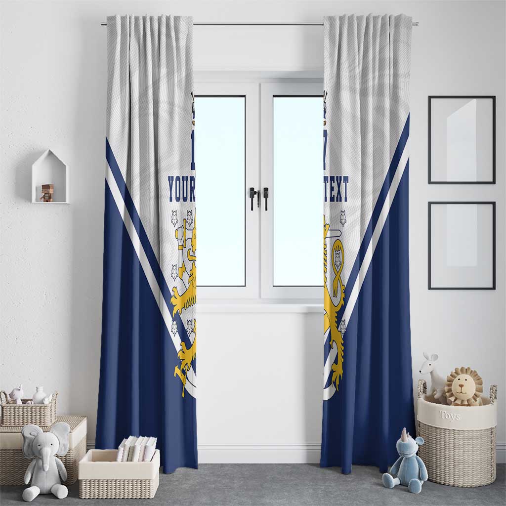 Custom Finland Ice Hockey We are Champions Window Curtain Sporty Style Come on Leijonat