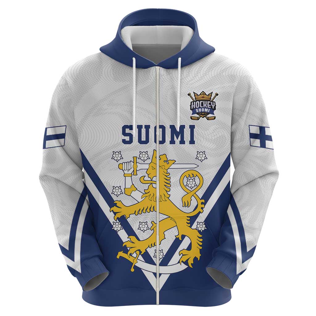 Custom Finland Ice Hockey We are Champions Zip Hoodie Sporty Style Come on Leijonat