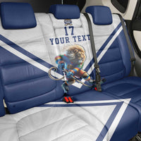 Custom Finland Ice Hockey Lion Mascot Back Car Seat Cover Sporty Style Come on Leijonat