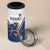 Custom Finland Ice Hockey Lion Mascot 4 in 1 Can Cooler Tumbler Sporty Style Come on Leijonat