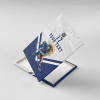 Custom Finland Ice Hockey Lion Mascot Canvas Wall Art Sporty Style Come on Leijonat