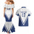 Custom Finland Ice Hockey Lion Mascot Couples Matching Mermaid Dress and Hawaiian Shirt Sporty Style Come on Leijonat