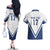 Custom Finland Ice Hockey Lion Mascot Couples Matching Off The Shoulder Long Sleeve Dress and Hawaiian Shirt Sporty Style Come on Leijonat