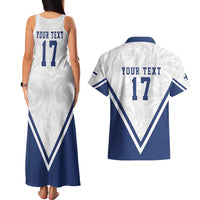 Custom Finland Ice Hockey Lion Mascot Couples Matching Tank Maxi Dress and Hawaiian Shirt Sporty Style Come on Leijonat