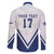 Custom Finland Ice Hockey Lion Mascot Family Matching Off The Shoulder Long Sleeve Dress and Hawaiian Shirt Sporty Style Come on Leijonat