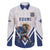 Custom Finland Ice Hockey Lion Mascot Family Matching Off Shoulder Maxi Dress and Hawaiian Shirt Sporty Style Come on Leijonat