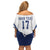 Custom Finland Ice Hockey Lion Mascot Family Matching Off Shoulder Short Dress and Hawaiian Shirt Sporty Style Come on Leijonat