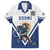 Custom Finland Ice Hockey Lion Mascot Family Matching Short Sleeve Bodycon Dress and Hawaiian Shirt Sporty Style Come on Leijonat