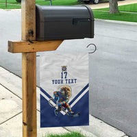 Custom Finland Ice Hockey Lion Mascot Garden Flag Sporty Style Come on Leijonat