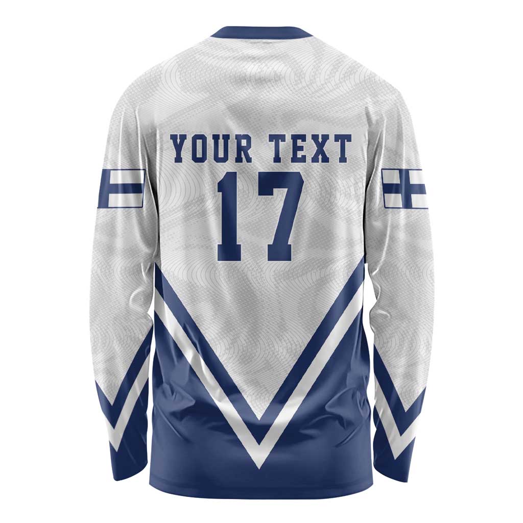 Custom Finland Ice Hockey Lion Mascot Long Sleeve Shirt Sporty Style Come on Leijonat