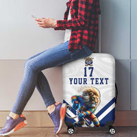 Custom Finland Ice Hockey Lion Mascot Luggage Cover Sporty Style Come on Leijonat