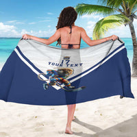 Custom Finland Ice Hockey Lion Mascot Sarong Sporty Style Come on Leijonat