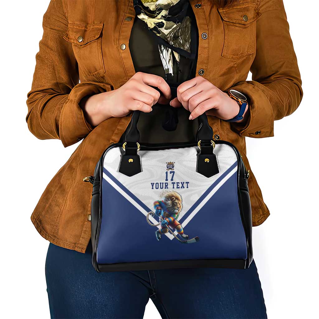 Custom Finland Ice Hockey Lion Mascot Shoulder Handbag Sporty Style Come on Leijonat