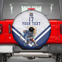 Custom Finland Ice Hockey Lion Mascot Spare Tire Cover Sporty Style Come on Leijonat