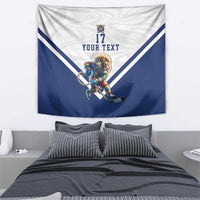 Custom Finland Ice Hockey Lion Mascot Tapestry Sporty Style Come on Leijonat