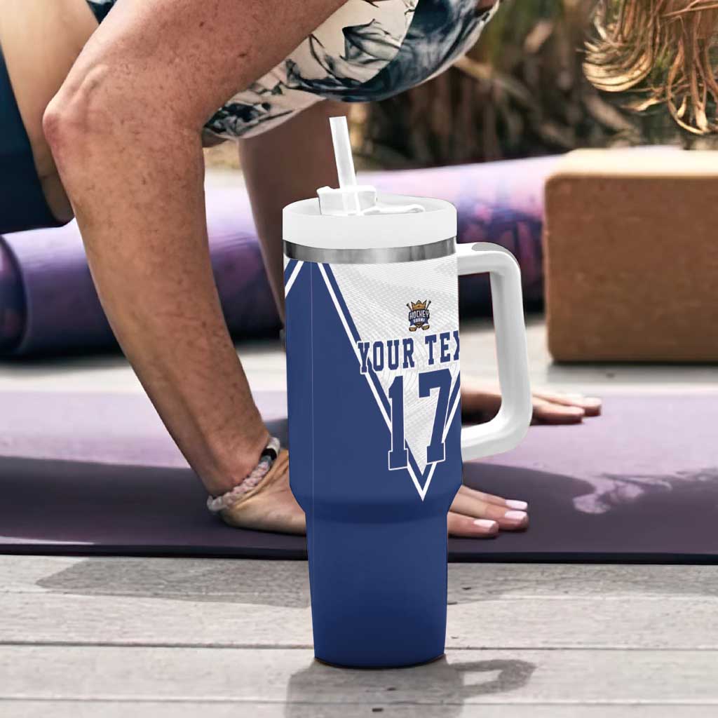 Custom Finland Ice Hockey Lion Mascot Tumbler With Handle Sporty Style Come on Leijonat