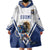 Custom Finland Ice Hockey Lion Mascot Wearable Blanket Hoodie Sporty Style Come on Leijonat