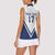 Custom Finland Ice Hockey Lion Mascot Women Sleeveless Polo Shirt Sporty Style Come on Leijonat