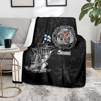 Finland Vikings Culture Blanket Suomi Viking Ships