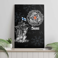 Finland Vikings Culture Canvas Wall Art Suomi Viking Ships