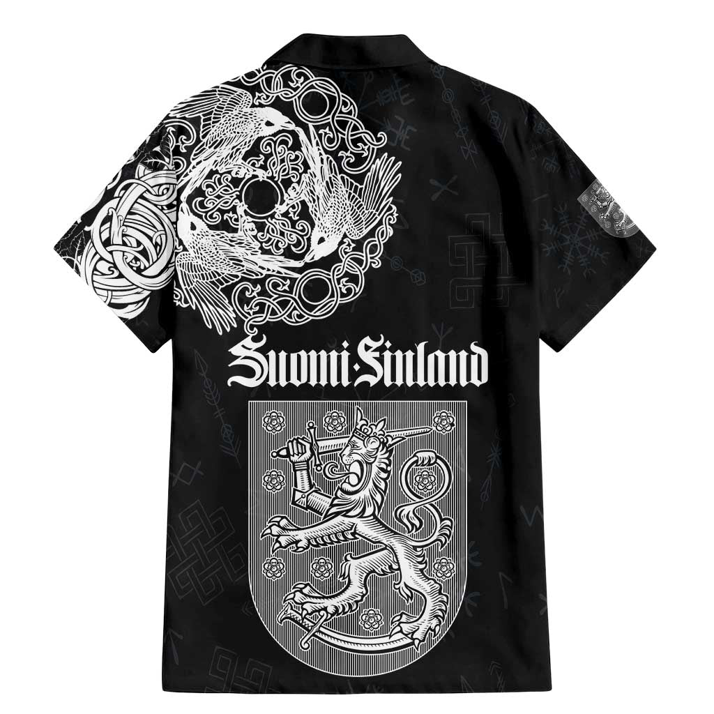 Finland Vikings Culture Family Matching Mermaid Dress and Hawaiian Shirt Suomi Viking Ships